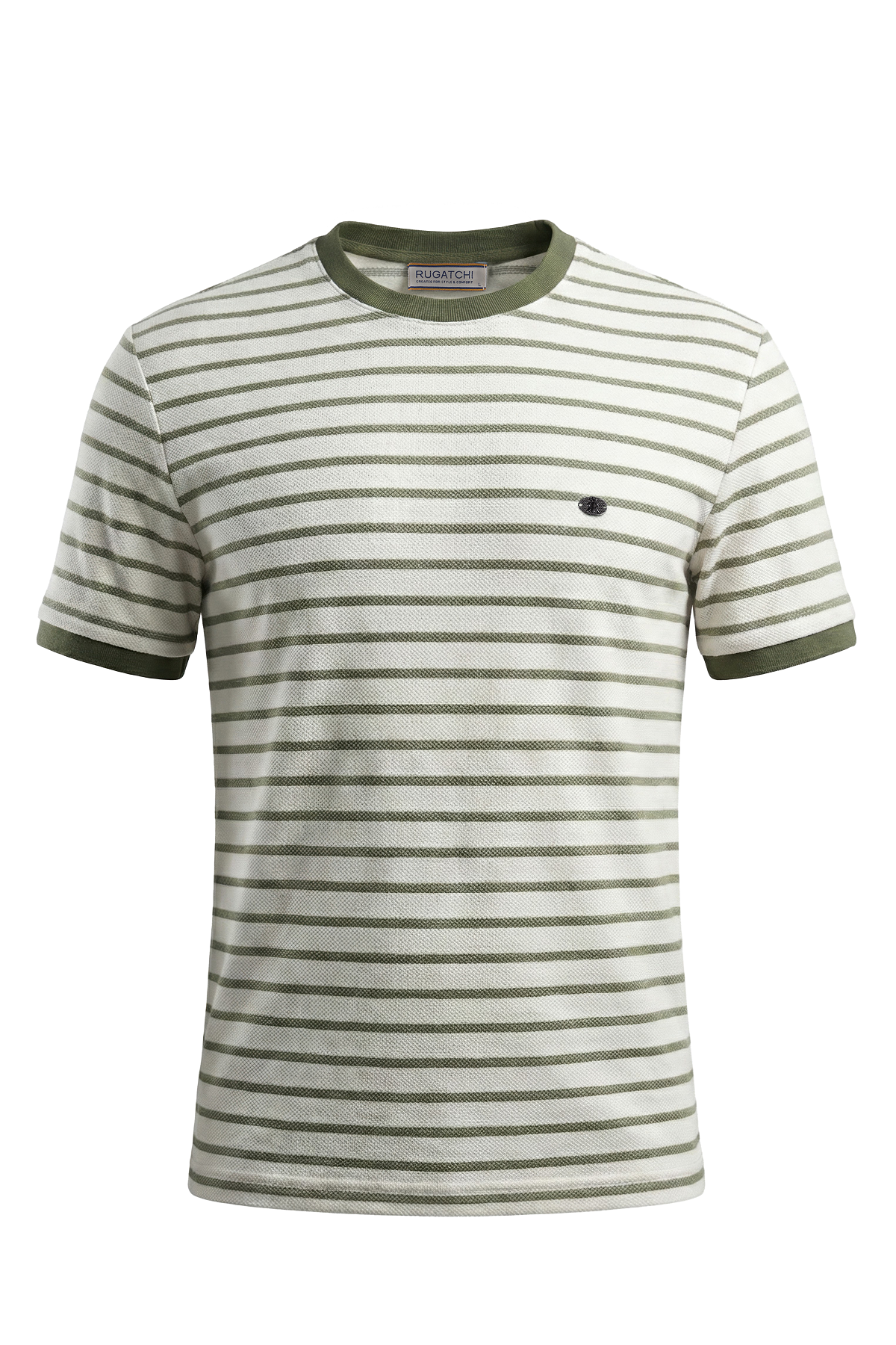 Erkek İki İplik Bisiklet Yaka Tişört