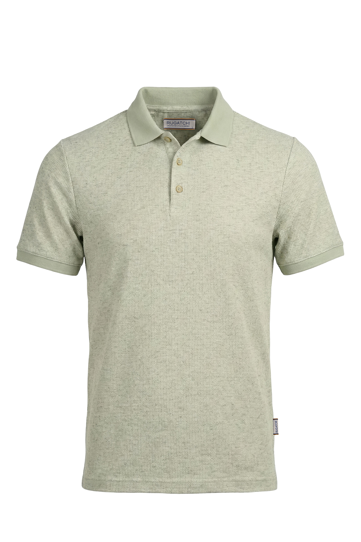 Erkek Waffle Renk Geçişli Özel Polo