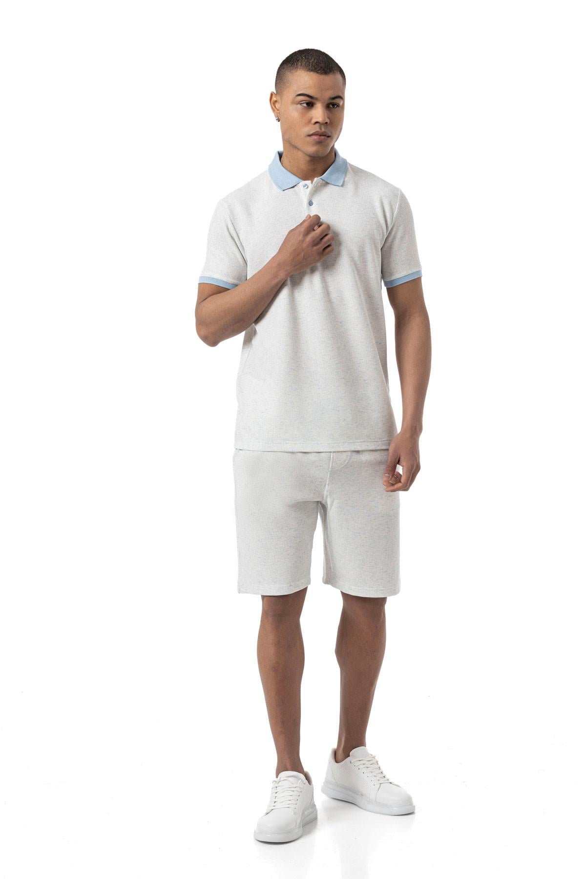 Büyük Beden Waffle Şort