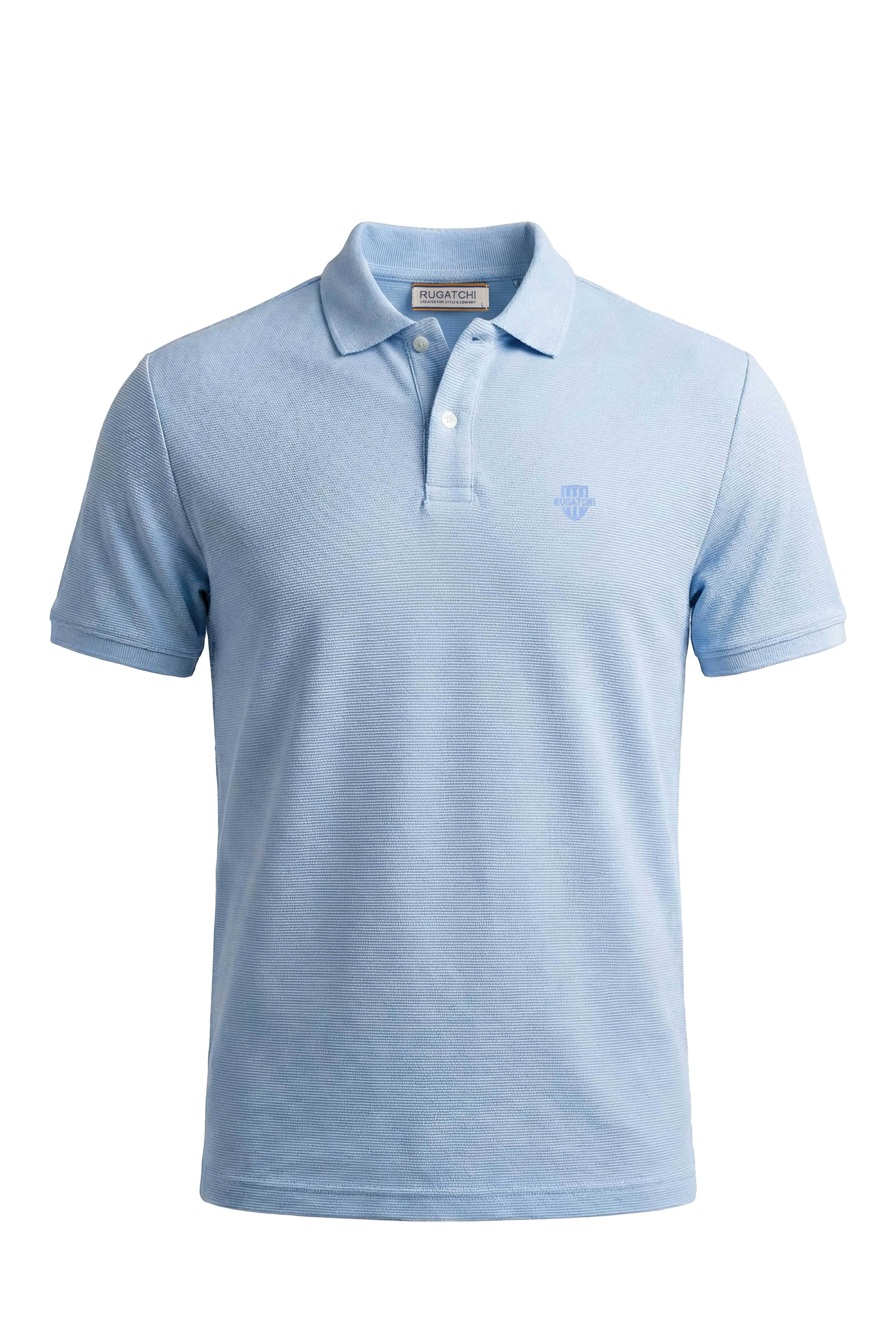 Erkek Fitilli (Ottoman) Örgü Polo Tişört