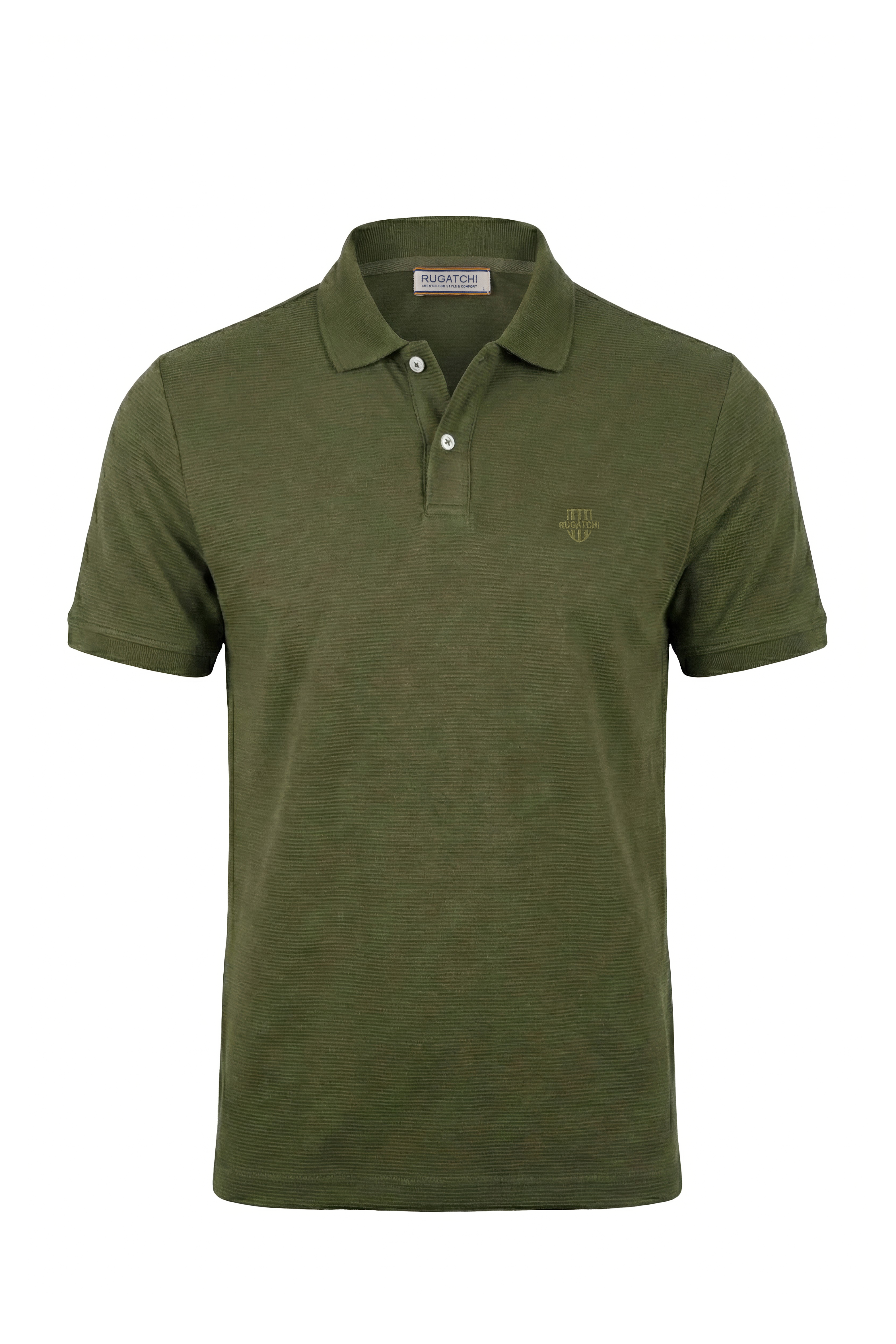 Erkek Fitilli (Ottoman) Örgü Polo Tişört