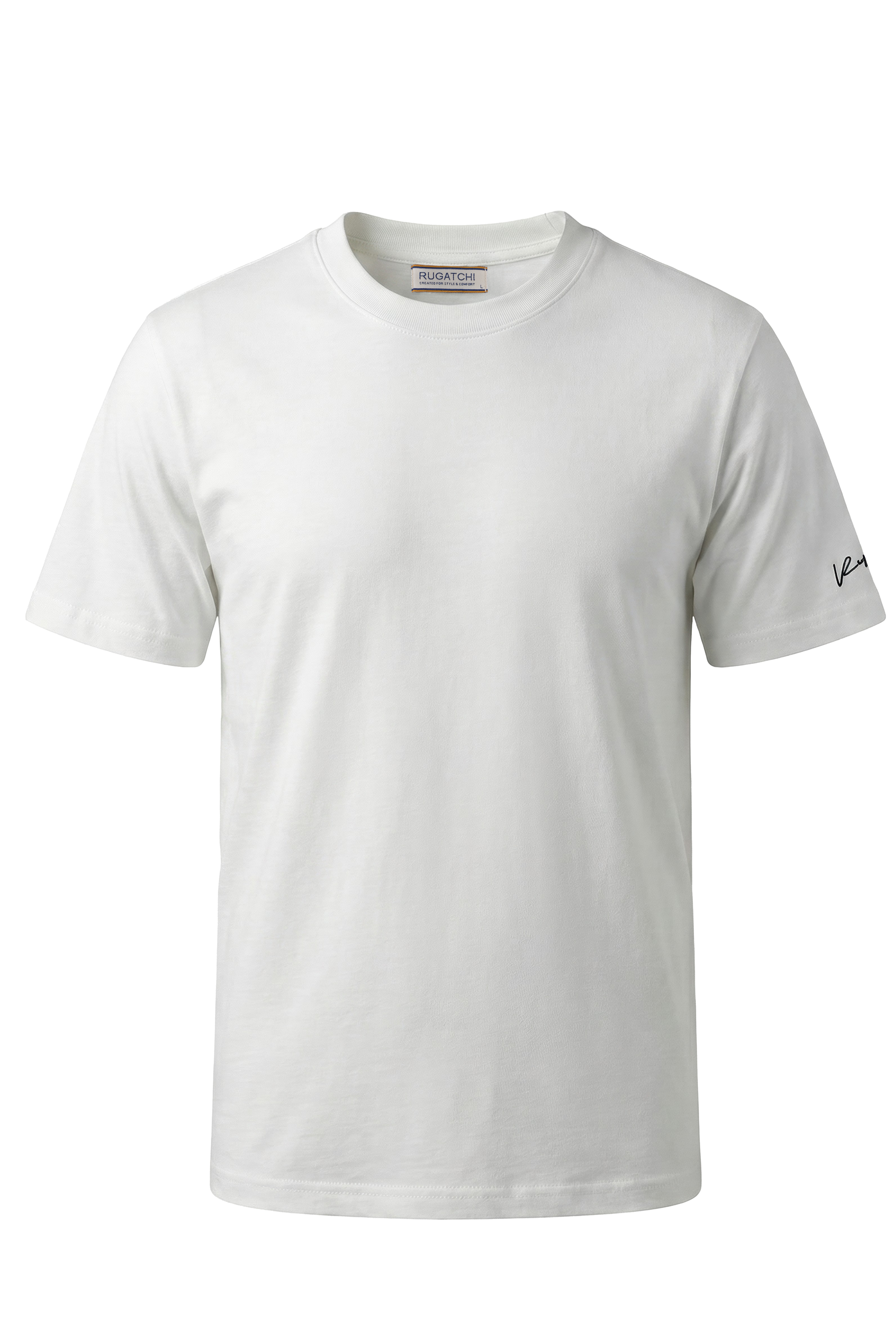 Erkek Flamlı Dokulu Basic Tişört