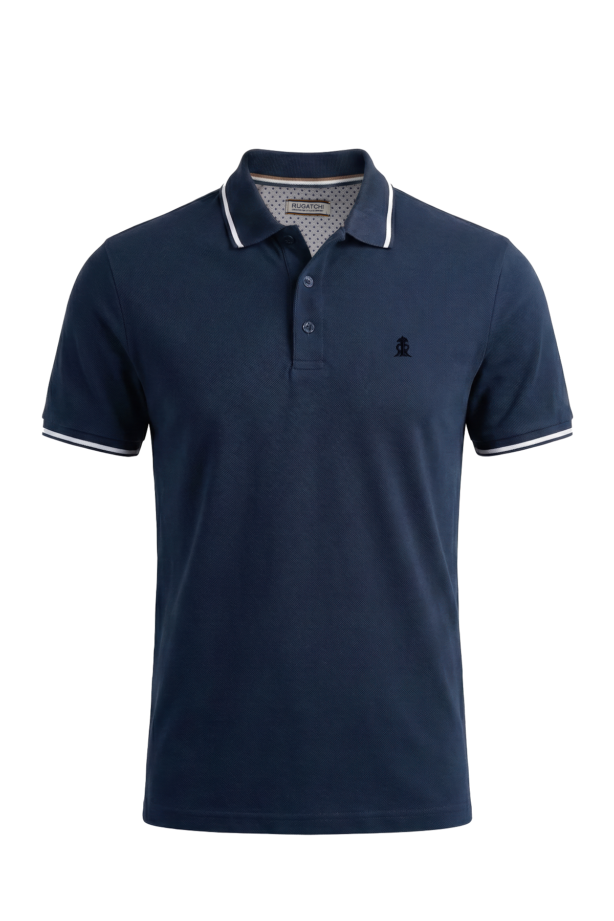 Erkek Tam Esnek Likralı Polo Tişört