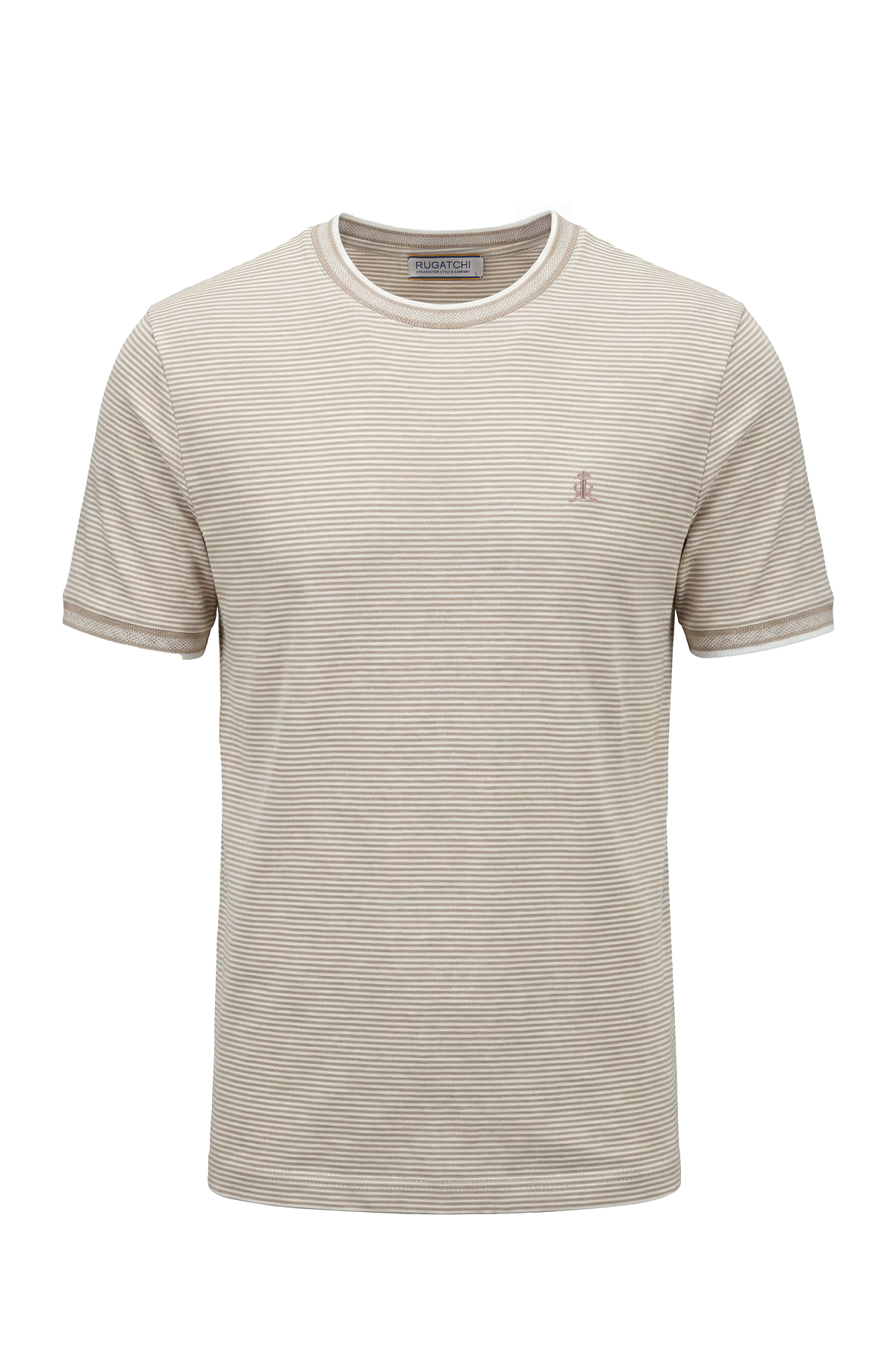 Erkek Çizgili Bisiklet Yaka Basic Tişört