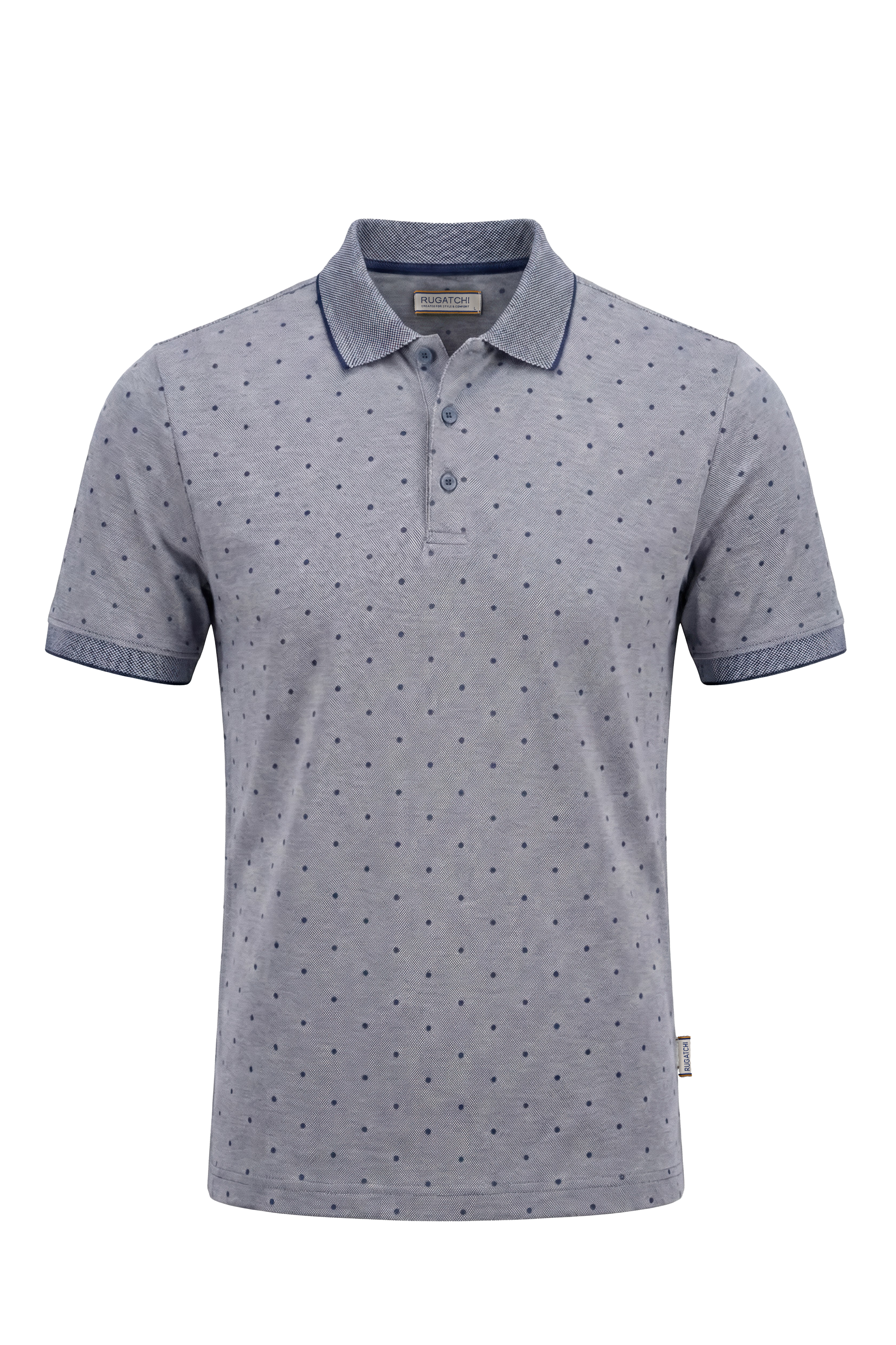 Erkek İnce Çizgi Detaylı İnterlok Polo