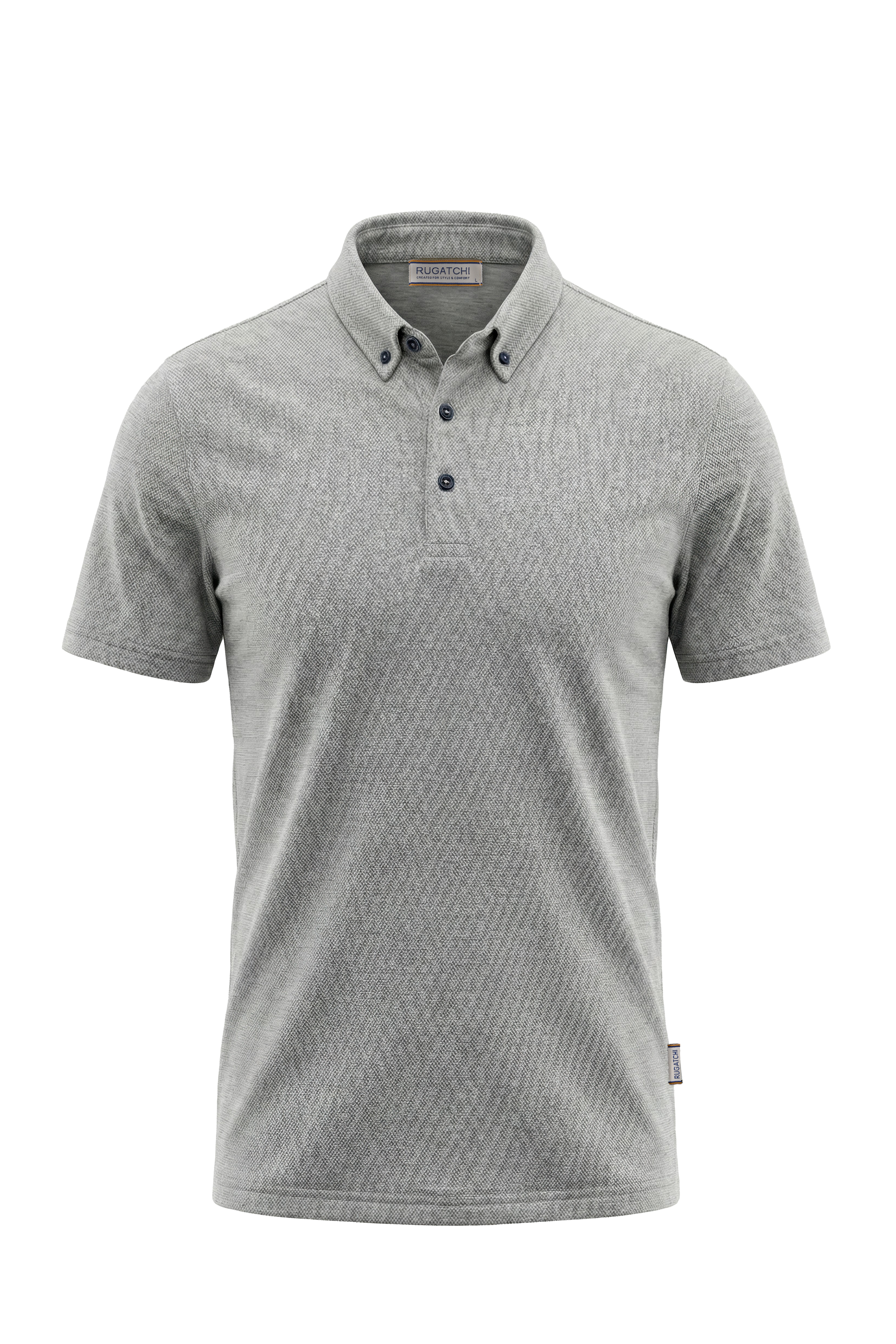 Erkek Viskon Karışımlı Gömlek Yaka Tişört