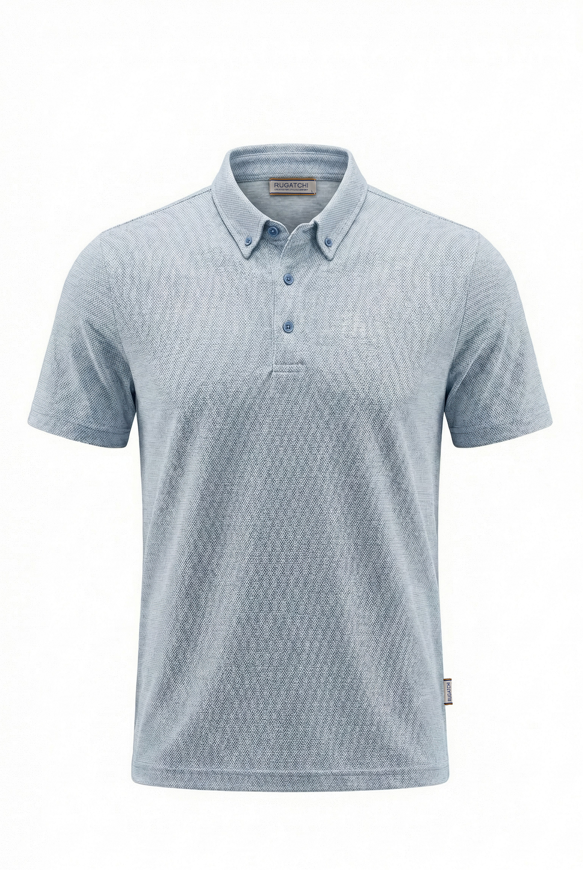 Erkek Viskon Karışımlı Gömlek Yaka Tişört