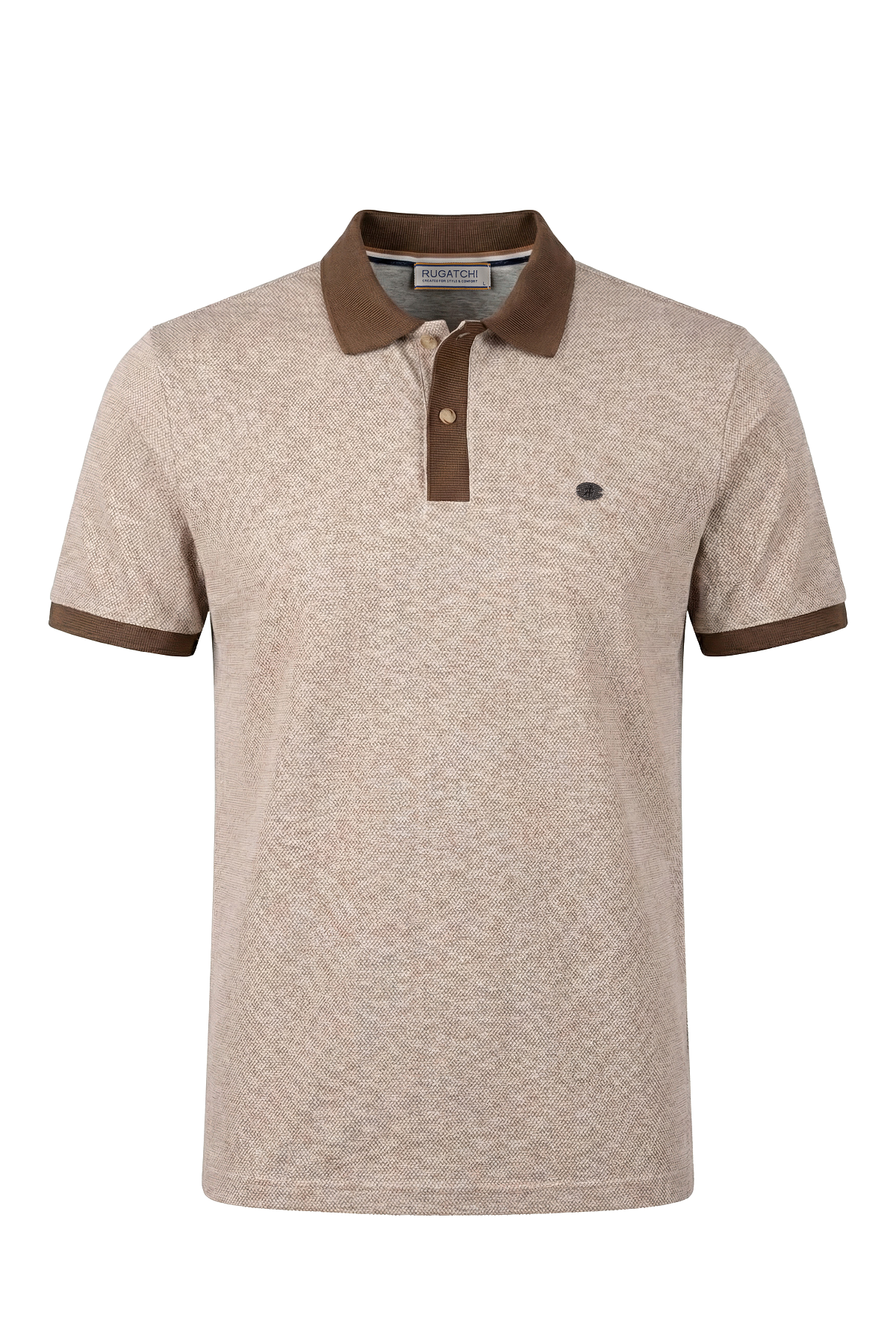 Erkek Yumuşak Tuşeli Baskılı Polo