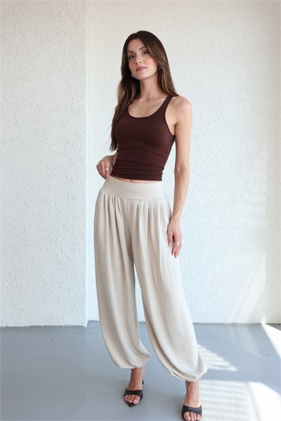 Pile Detaylı Jogger Pantolon