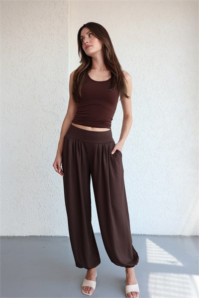 Pile Detaylı Jogger Pantolon
