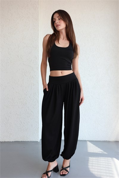 Pile Detaylı Jogger Pantolon