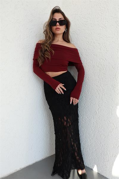 Dantel Maxi Etek