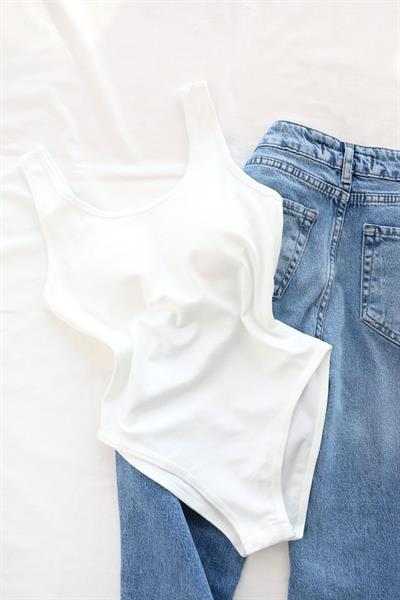 Fitilli Kaplı Çıtçıtlı Body
