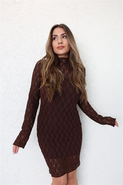 Mini Dantelli Elbise