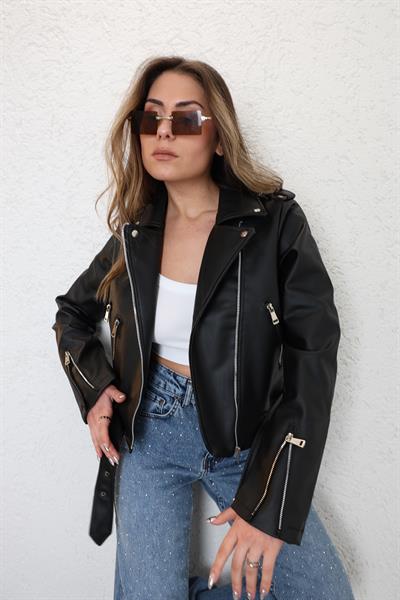 Biker Deri Ceket