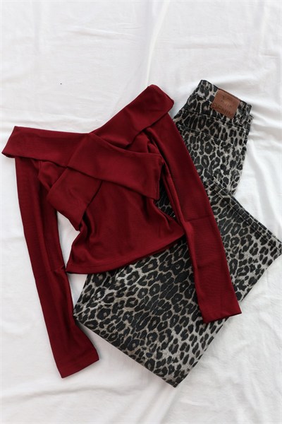 BluzÇapraz Madonna Ottoman Bluz