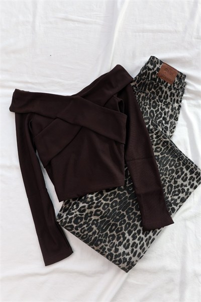 BluzÇapraz Madonna Ottoman Bluz