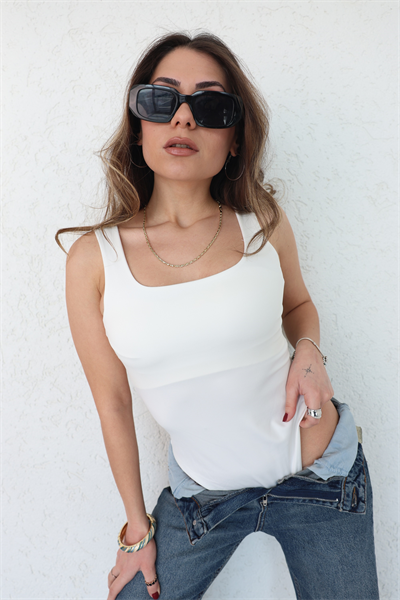 Kare Yaka Bodysuit