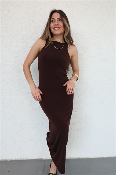 Halter Maxi Elbise