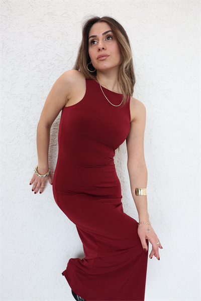 Halter Maxi Elbise