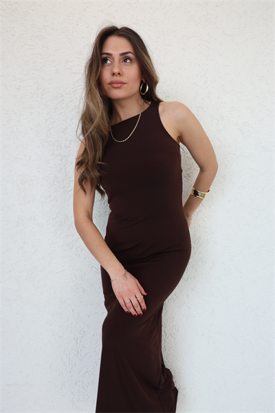 Halter Maxi Elbise