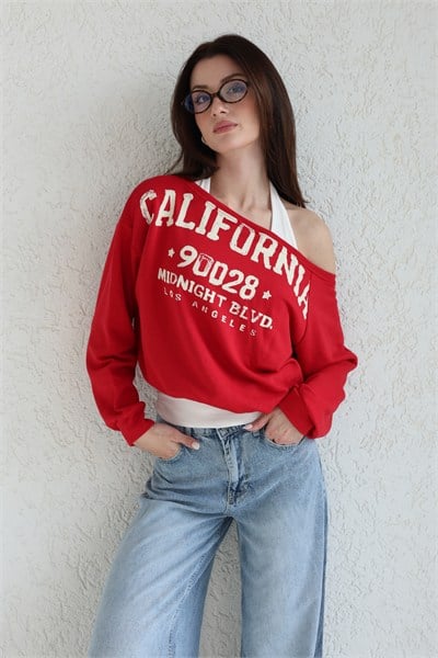 3iplik Kaşkorse Atletli Sweat