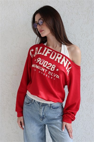 3iplik Kaşkorse Atletli Sweat