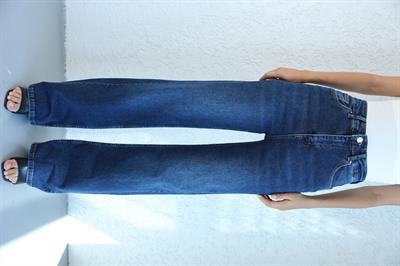 Likralı Dökümlü Plazzo Jean