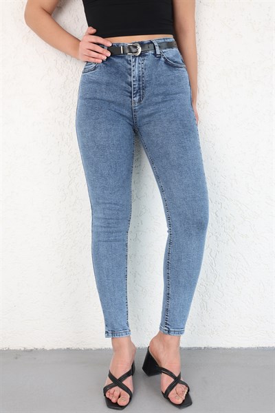 Kemerli Skinny Jean