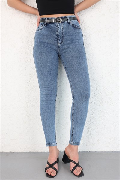 Kemerli Skinny Jean