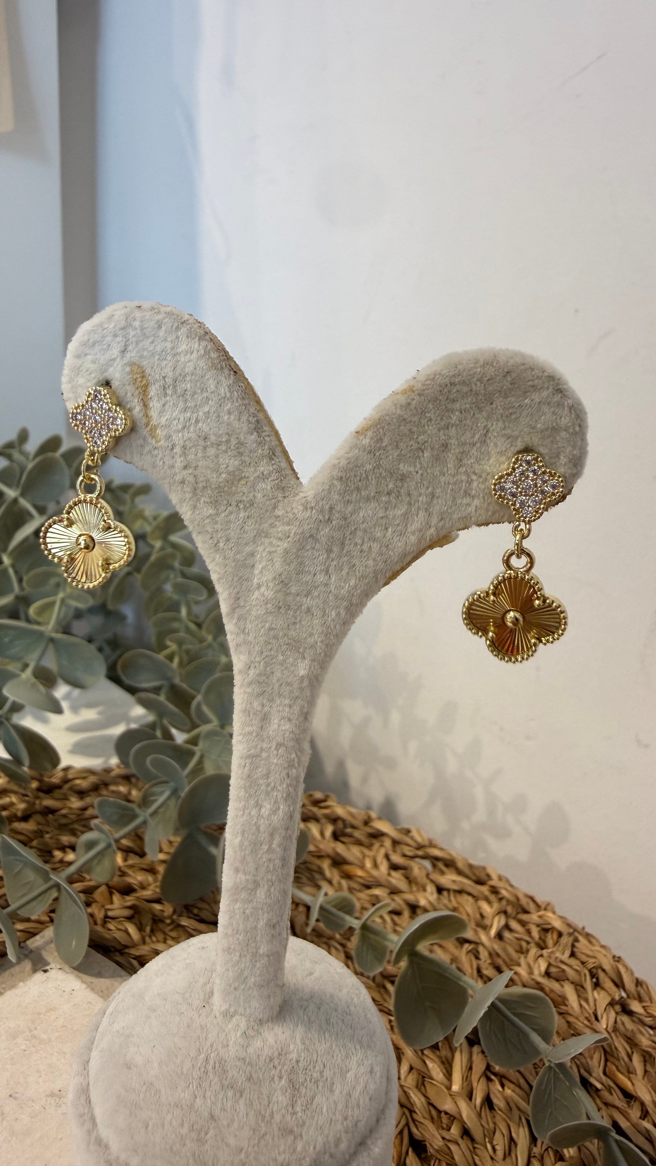 316L Paslanmaz Çelik Gold Renk Küpe