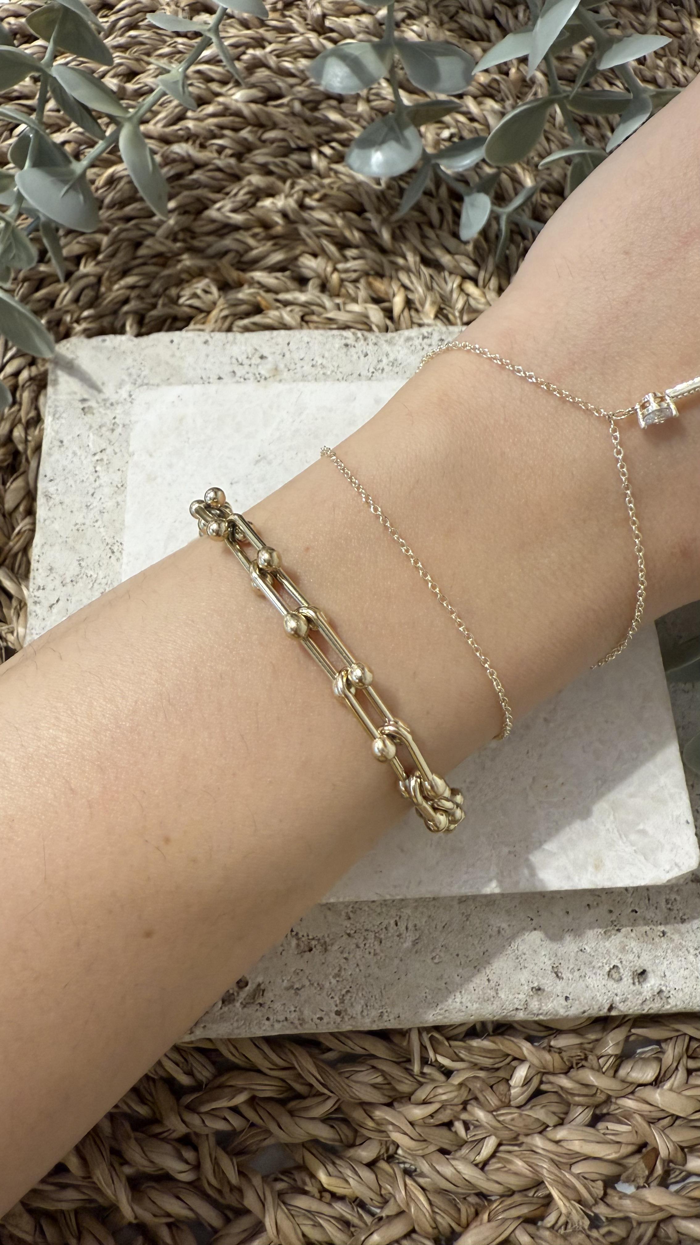 Çelik Gold Renk Bileklik