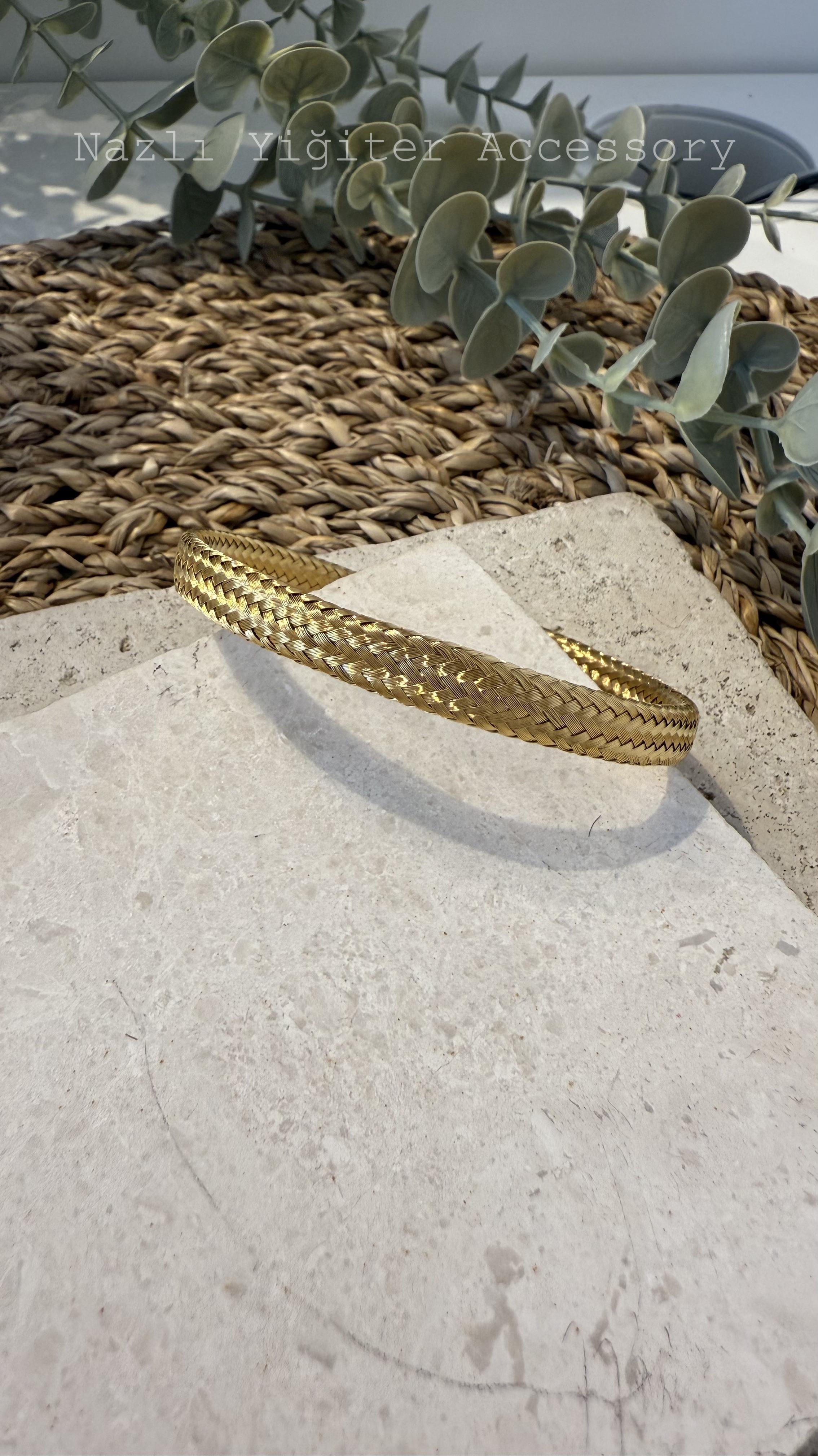 Çelik Gold Renk Kelepçe
