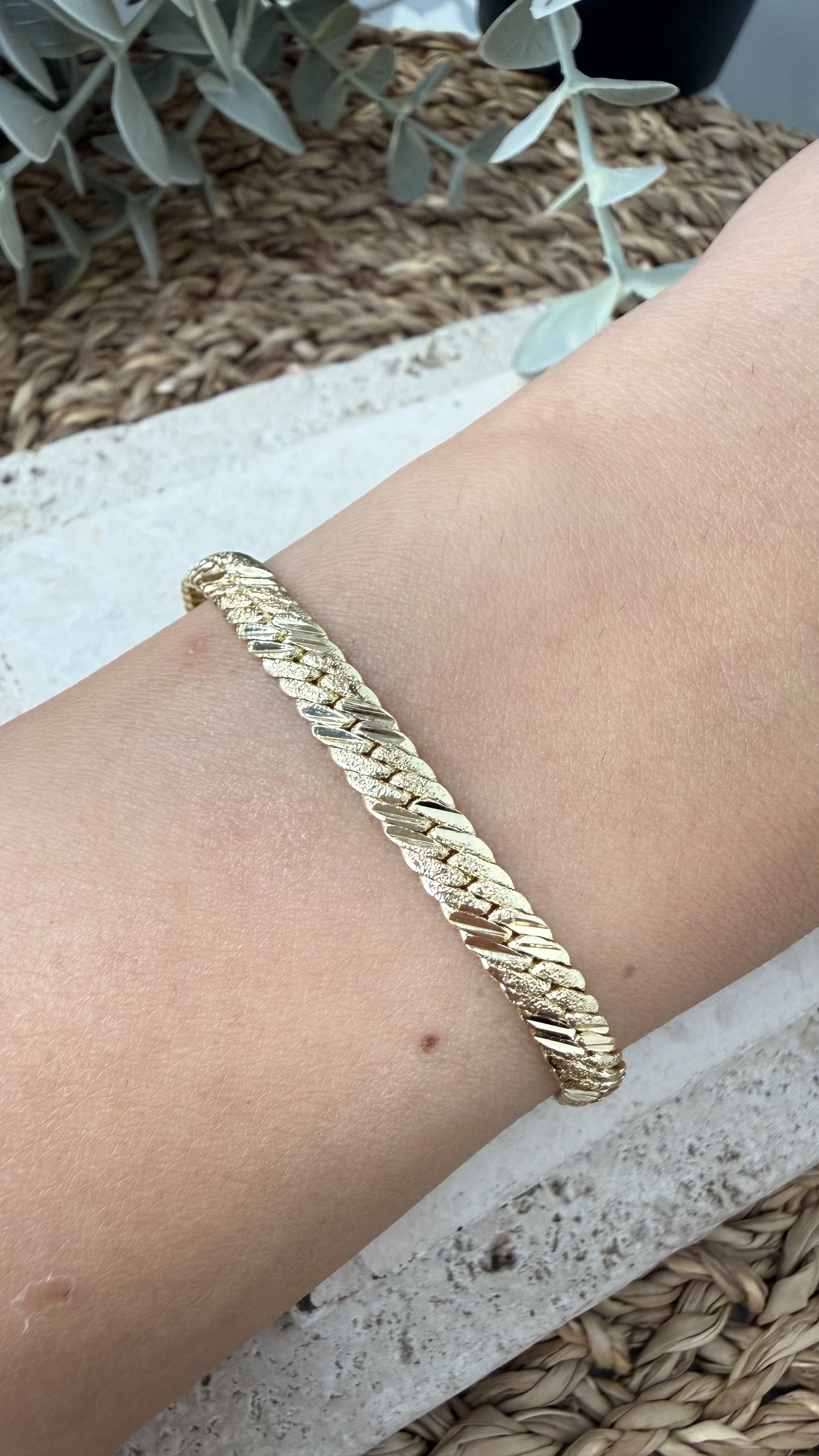 Cm Jewel 14K Gold Renk Bileklik