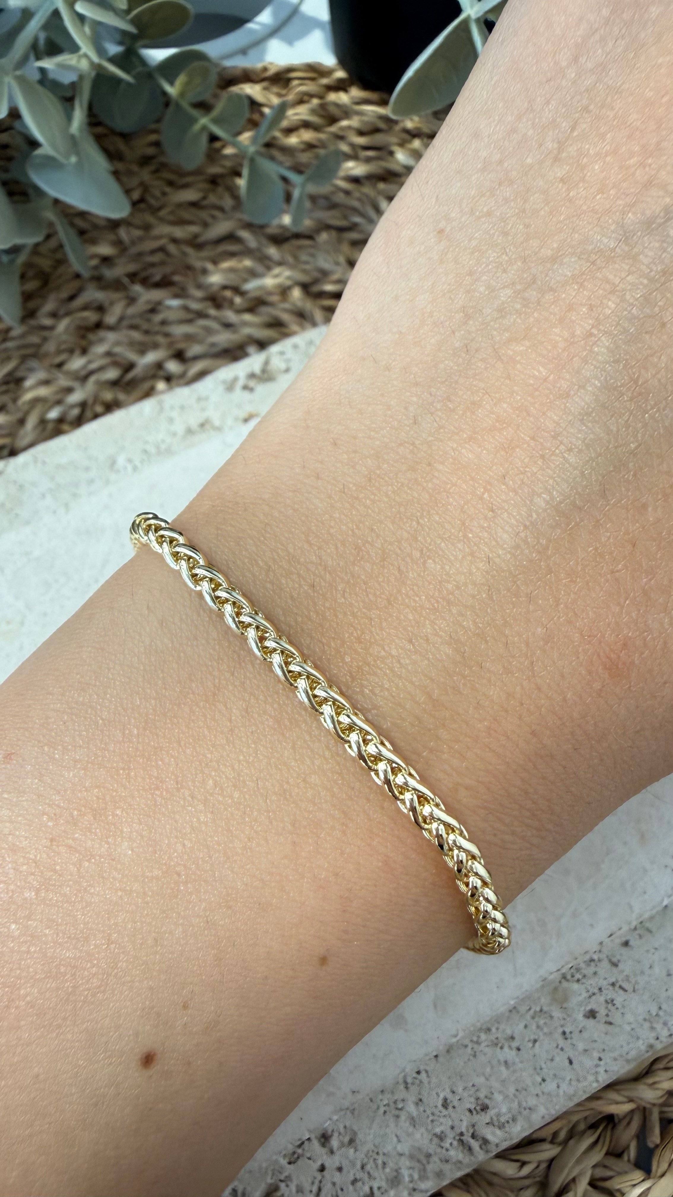Cm Jewel 14K Gold Renk Bileklik