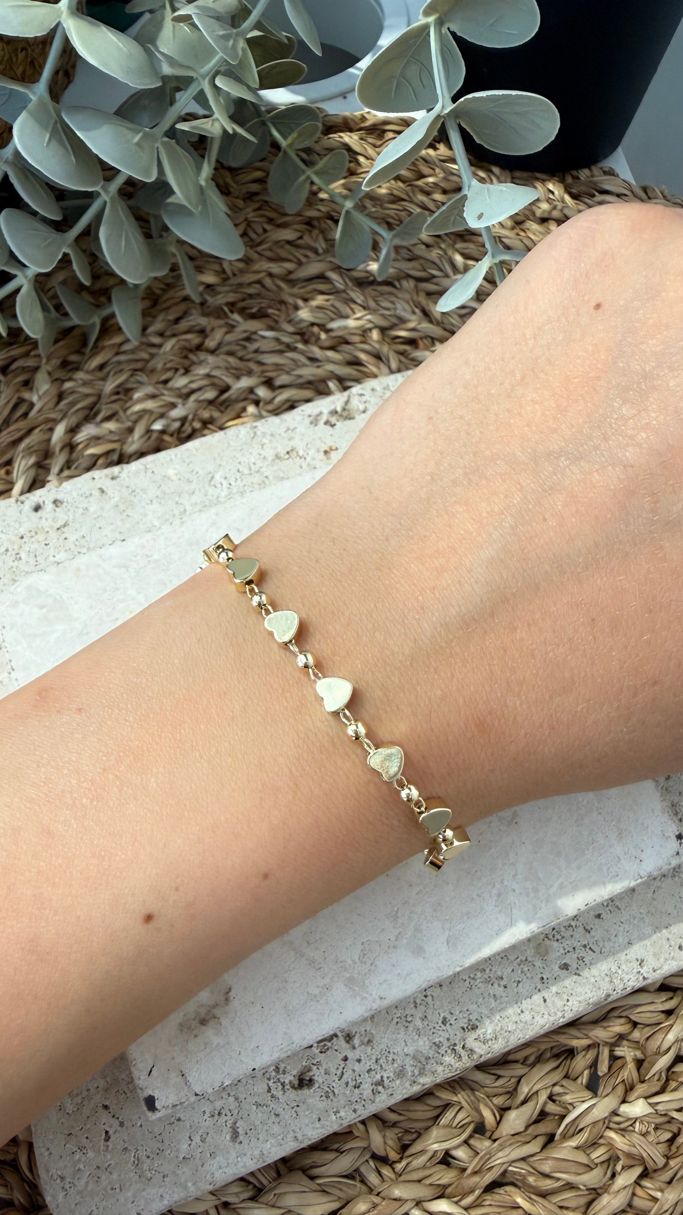 Cm Jewel 14K Gold Renk Bileklik