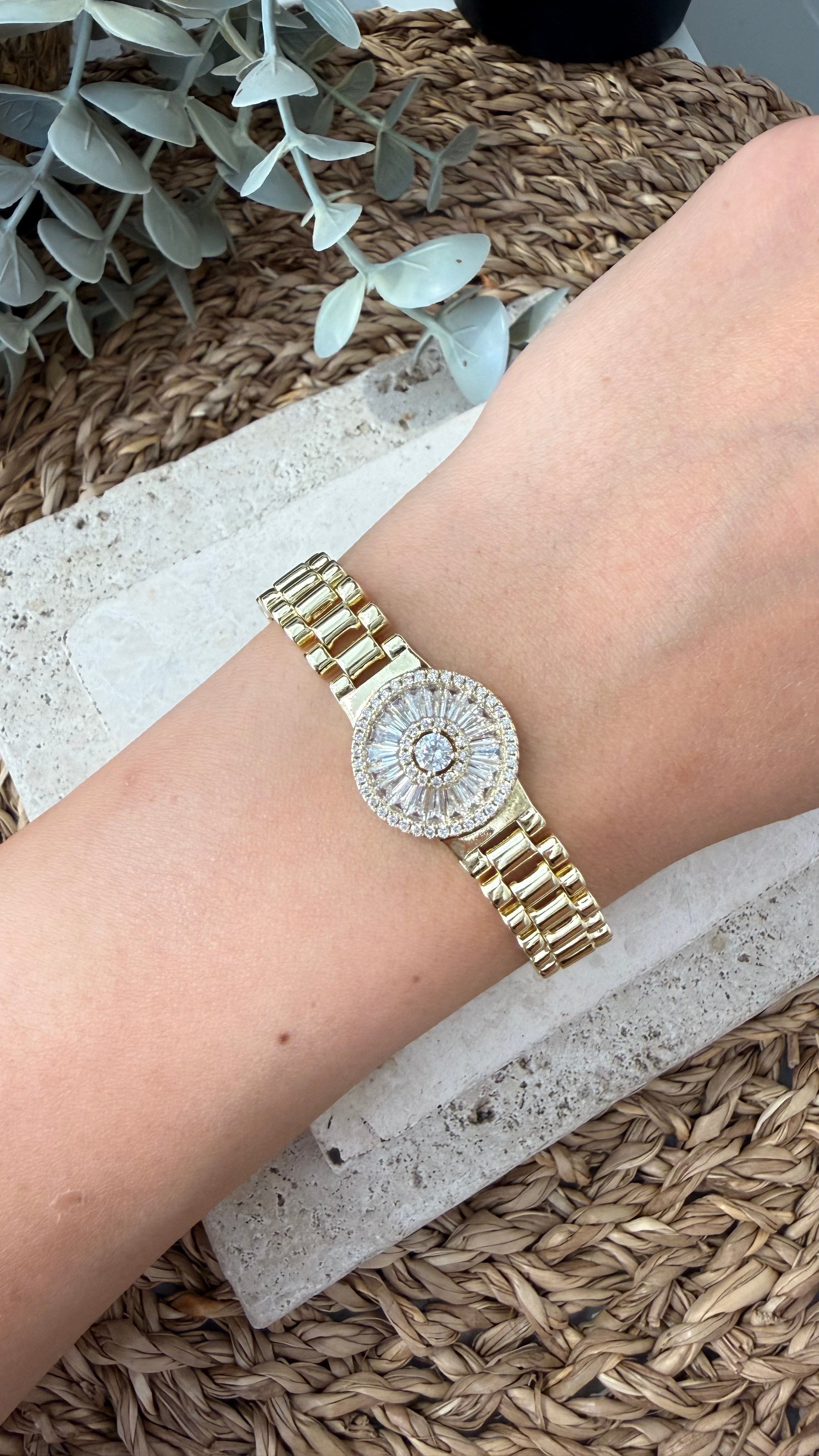 Cm Jewel 14K Gold Renk Bileklik
