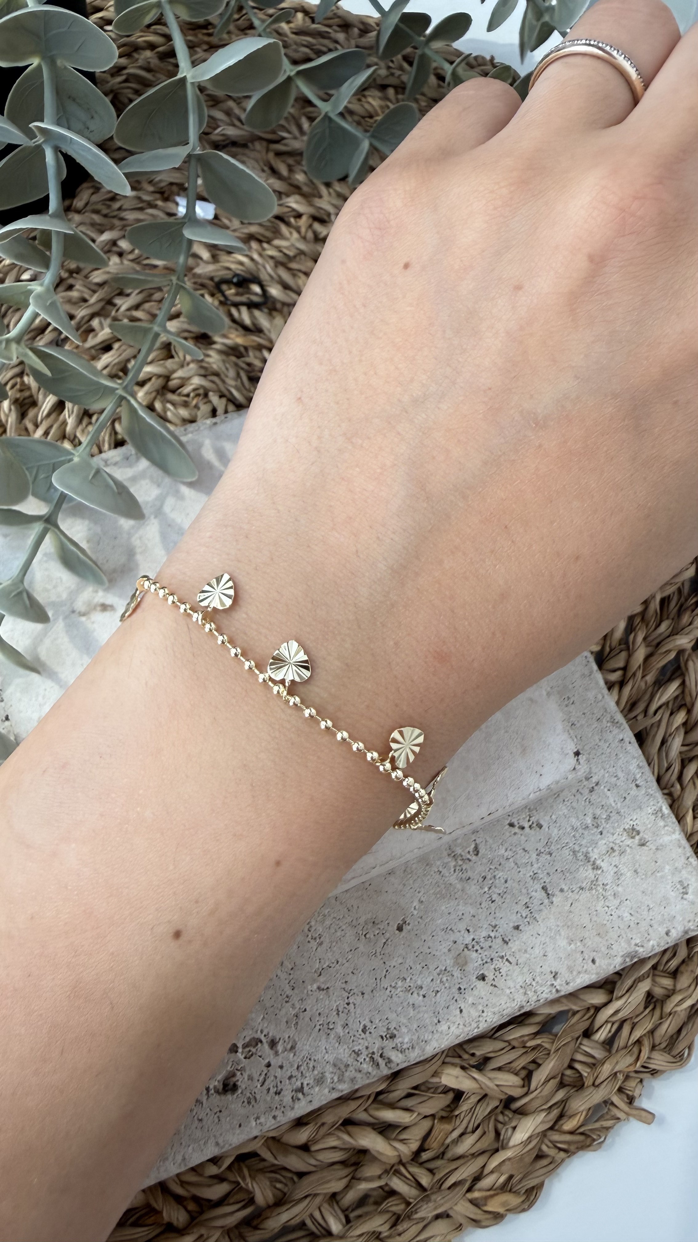 Cm Jewel 14K Gold Renk Bileklik