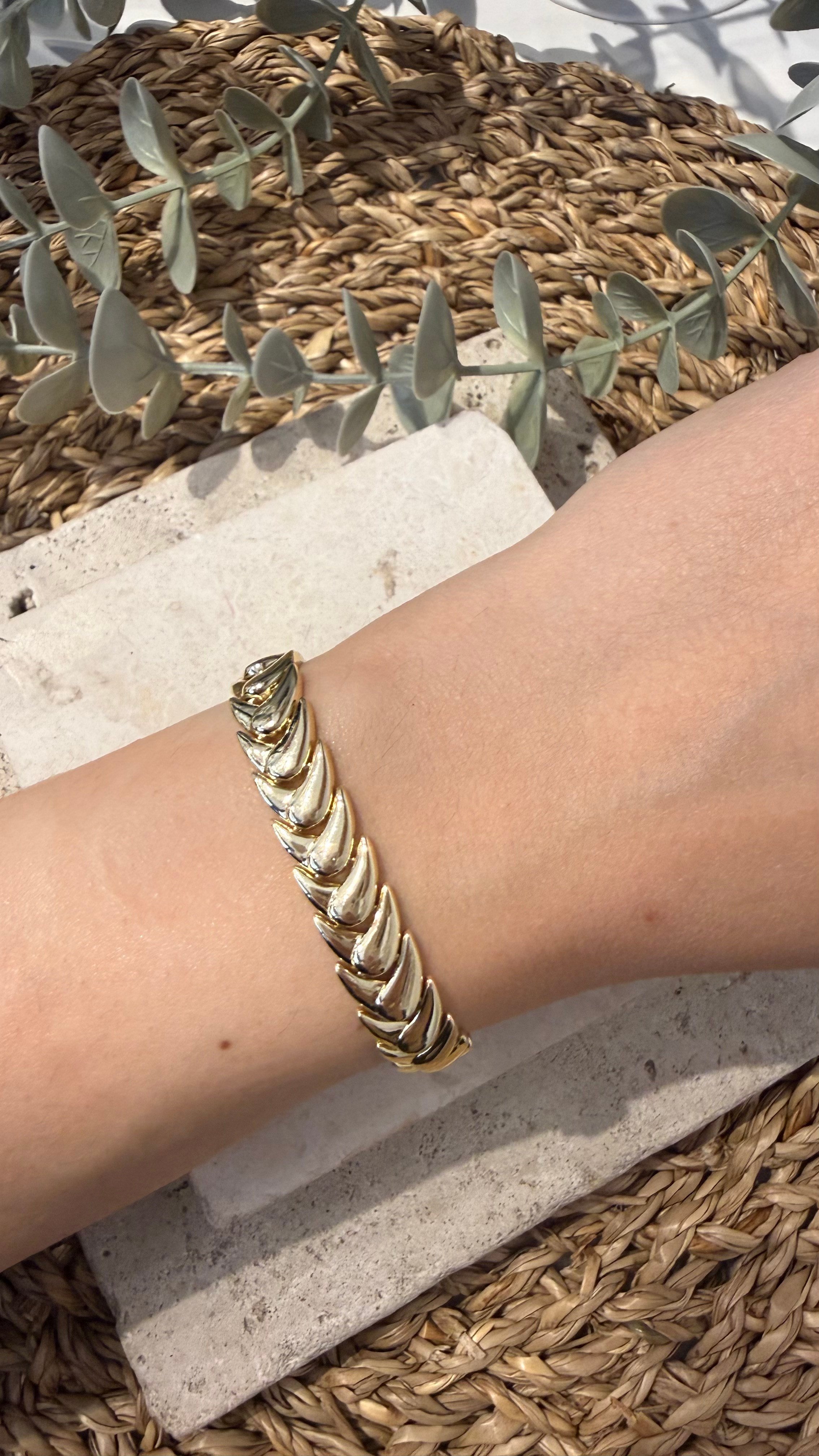 Cm Jewel 14K Gold Renk Bileklik