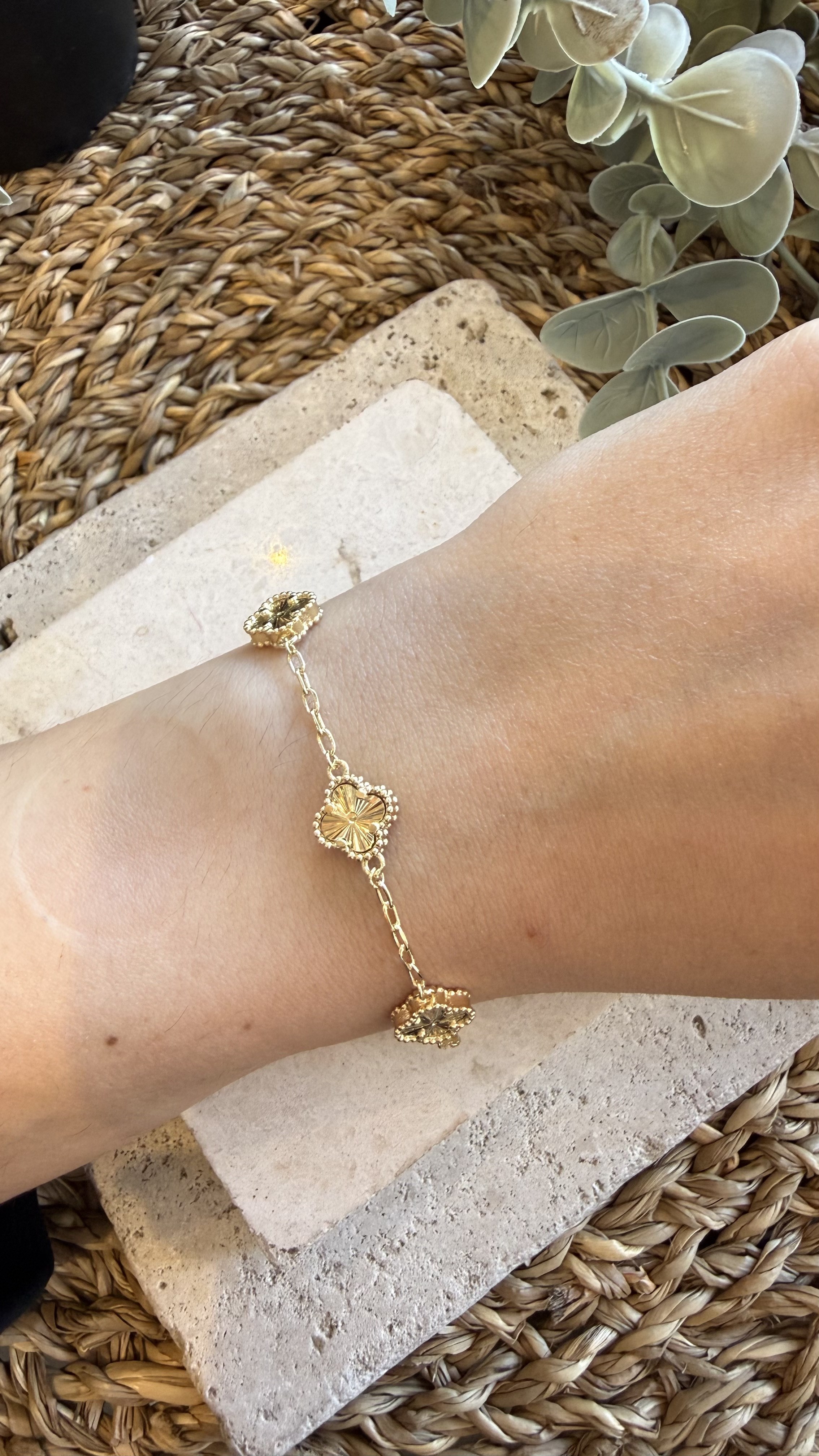 Cm Jewel 14K Gold Renk Bileklik
