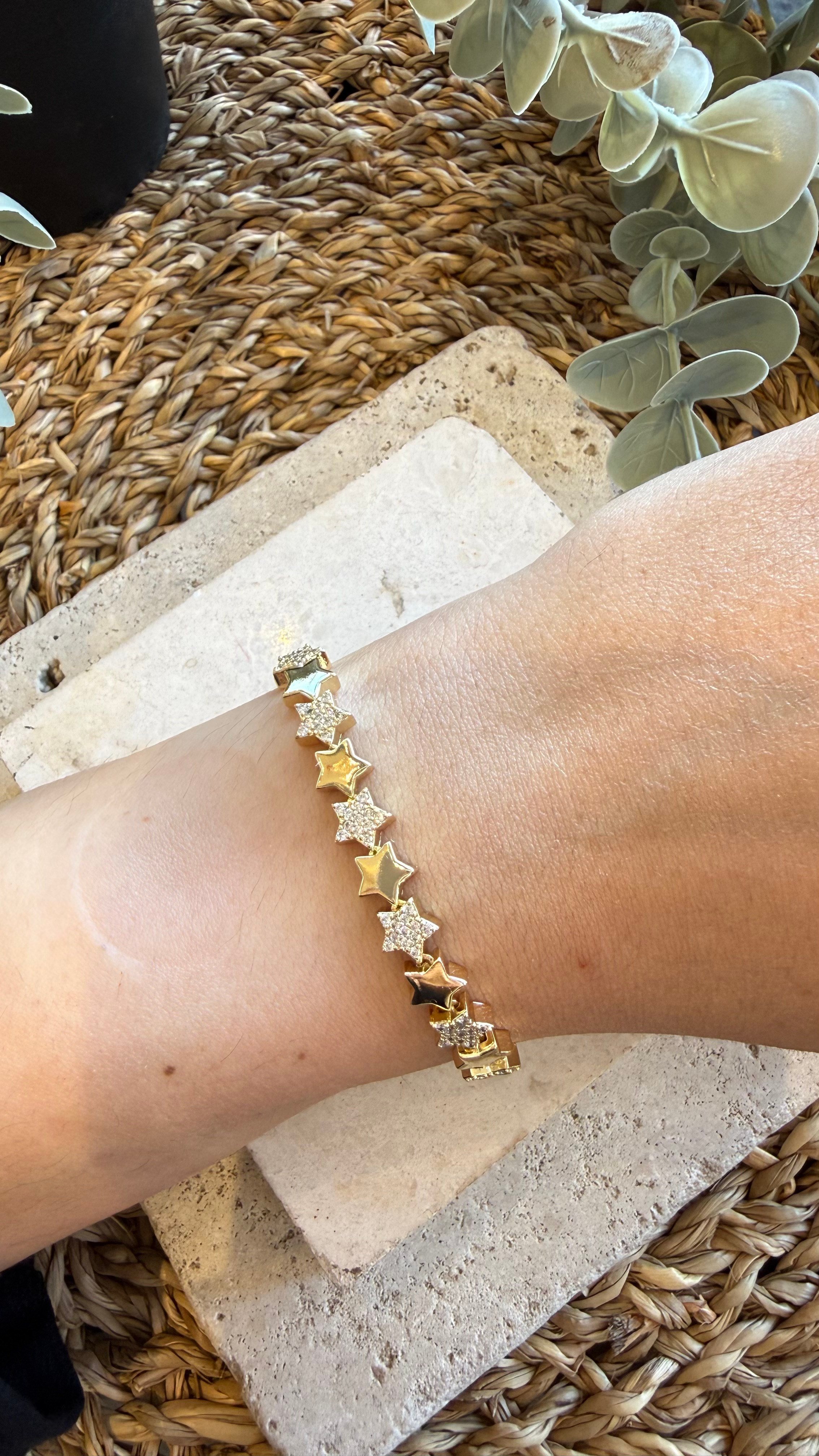 Cm Jewel 14K Gold Renk Bileklik