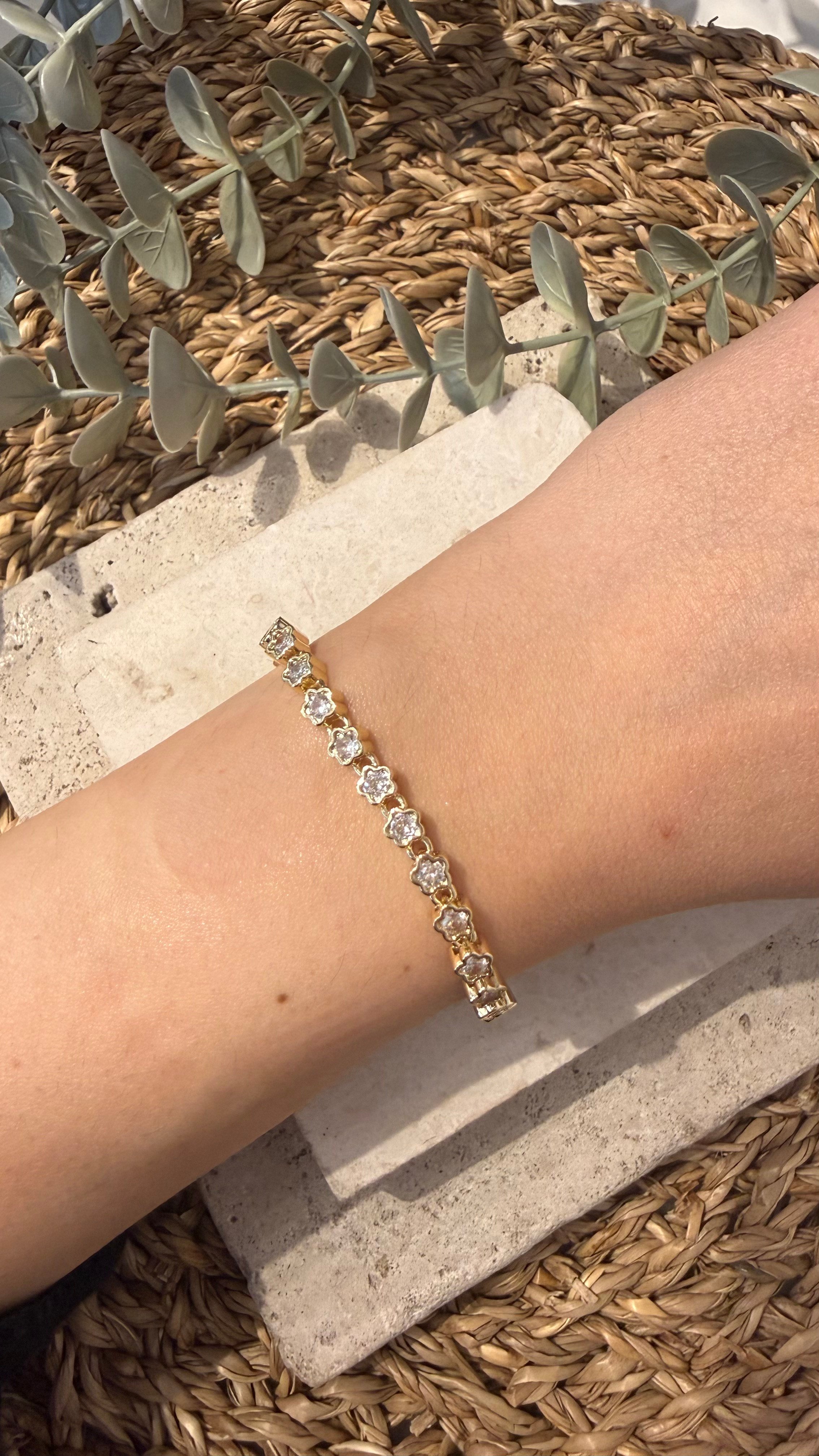 Cm Jewel 14K Gold Renk Bileklik
