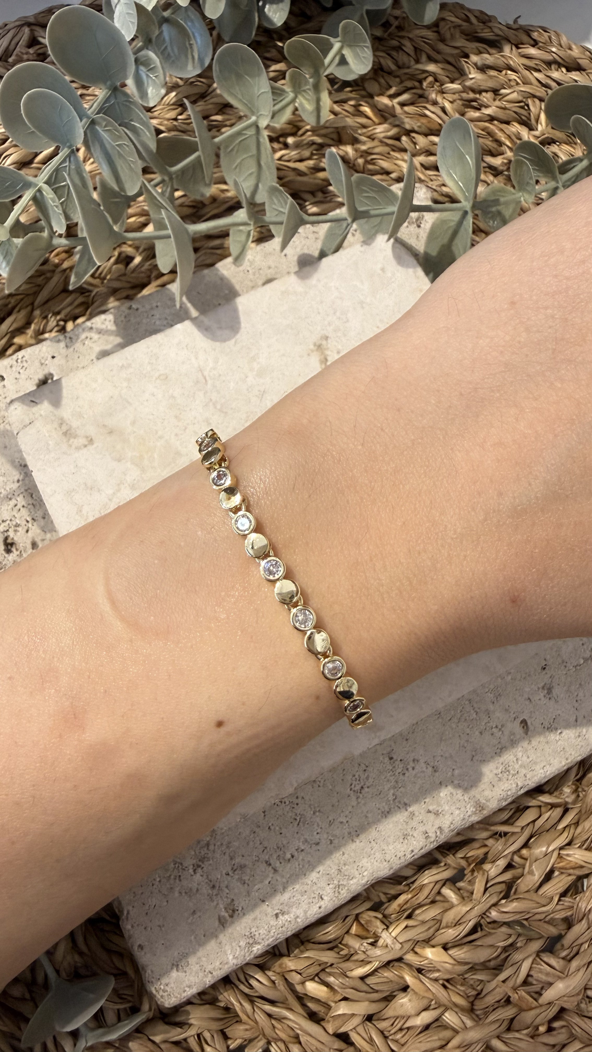 Cm Jewel 14K Gold Renk Bileklik