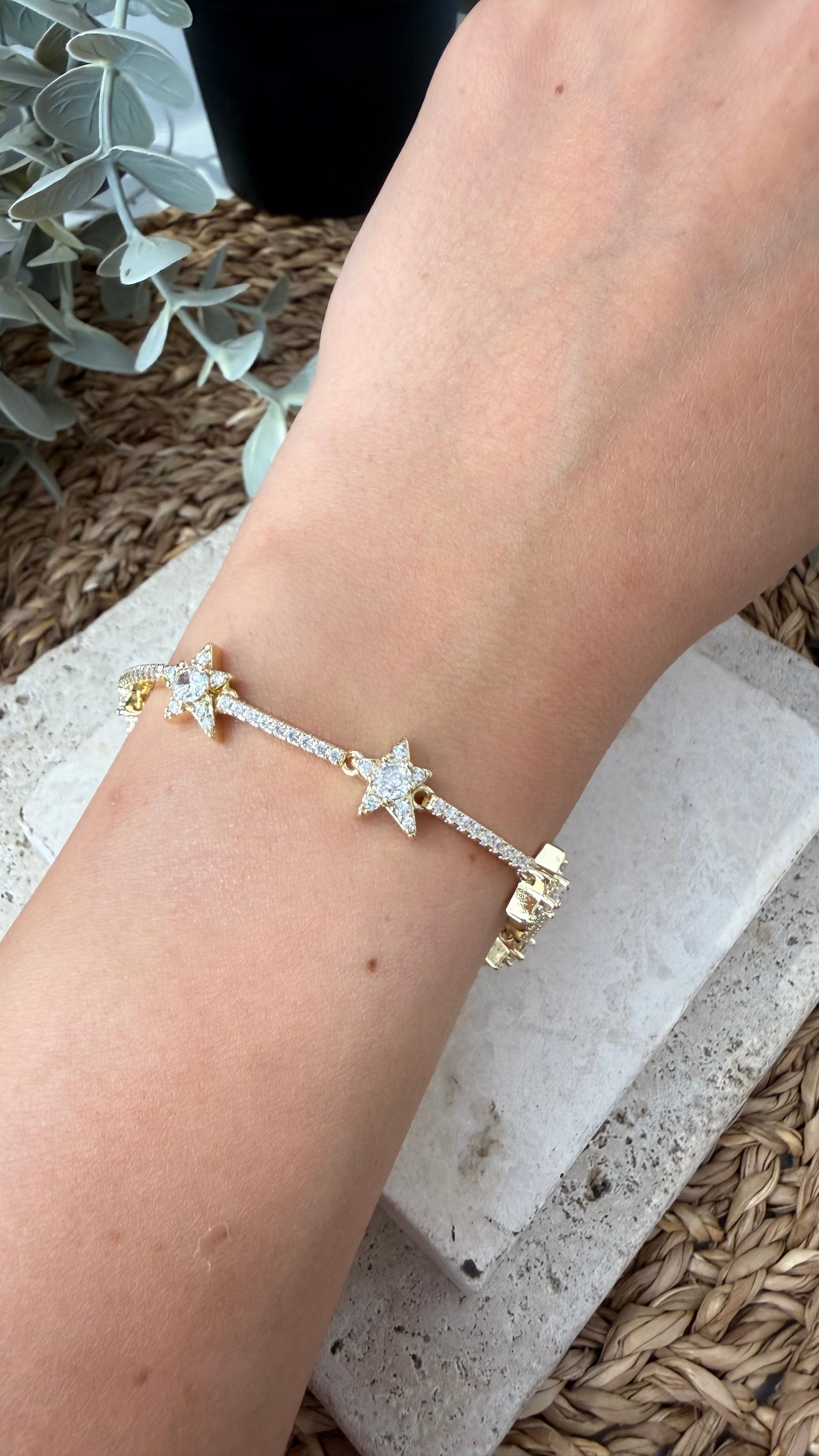Cm Jewel 14K Gold Renk Bileklik