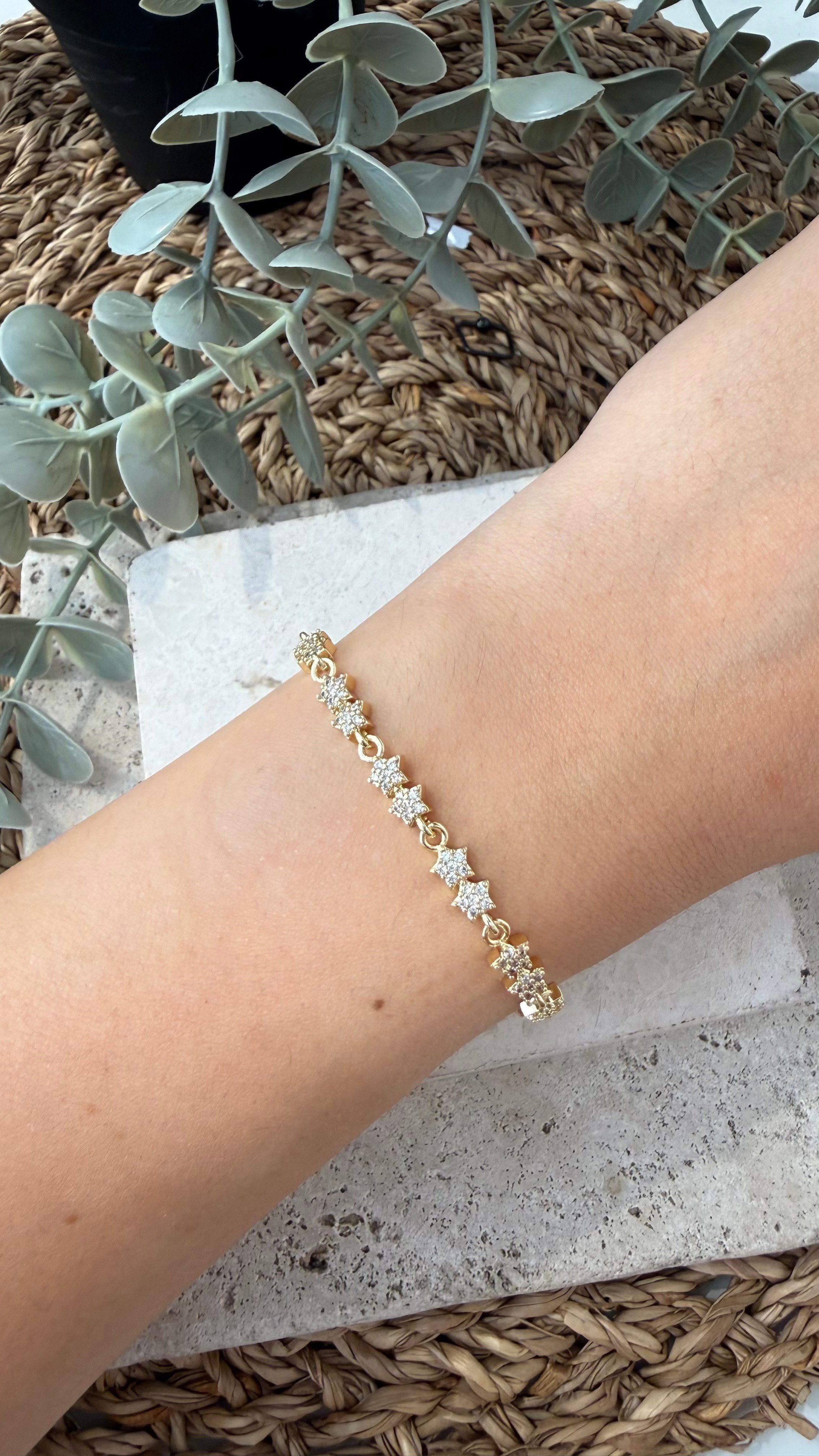 Cm Jewel 14K Gold Renk Bileklik
