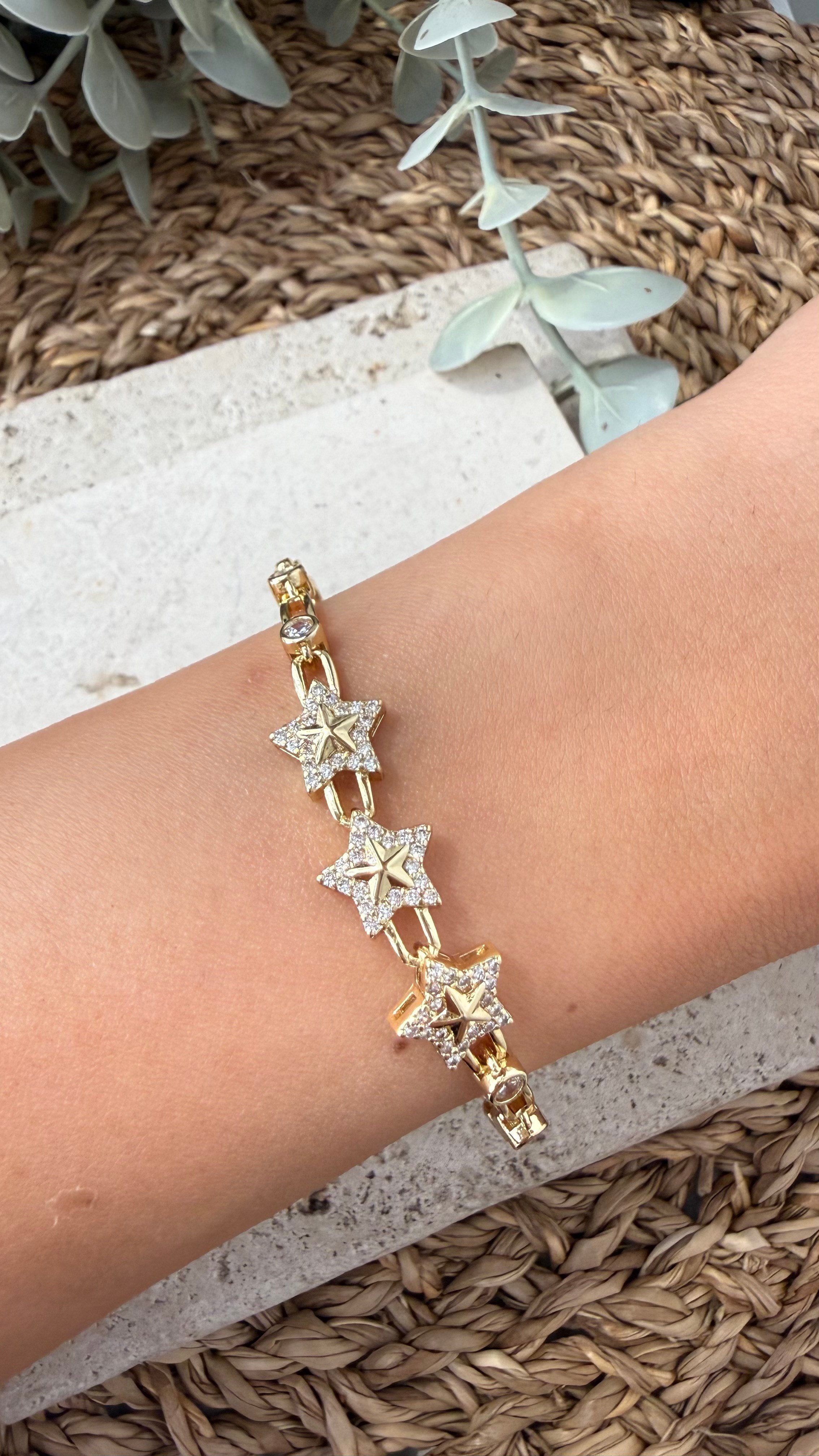 Cm Jewel 14K Gold Renk Bileklik