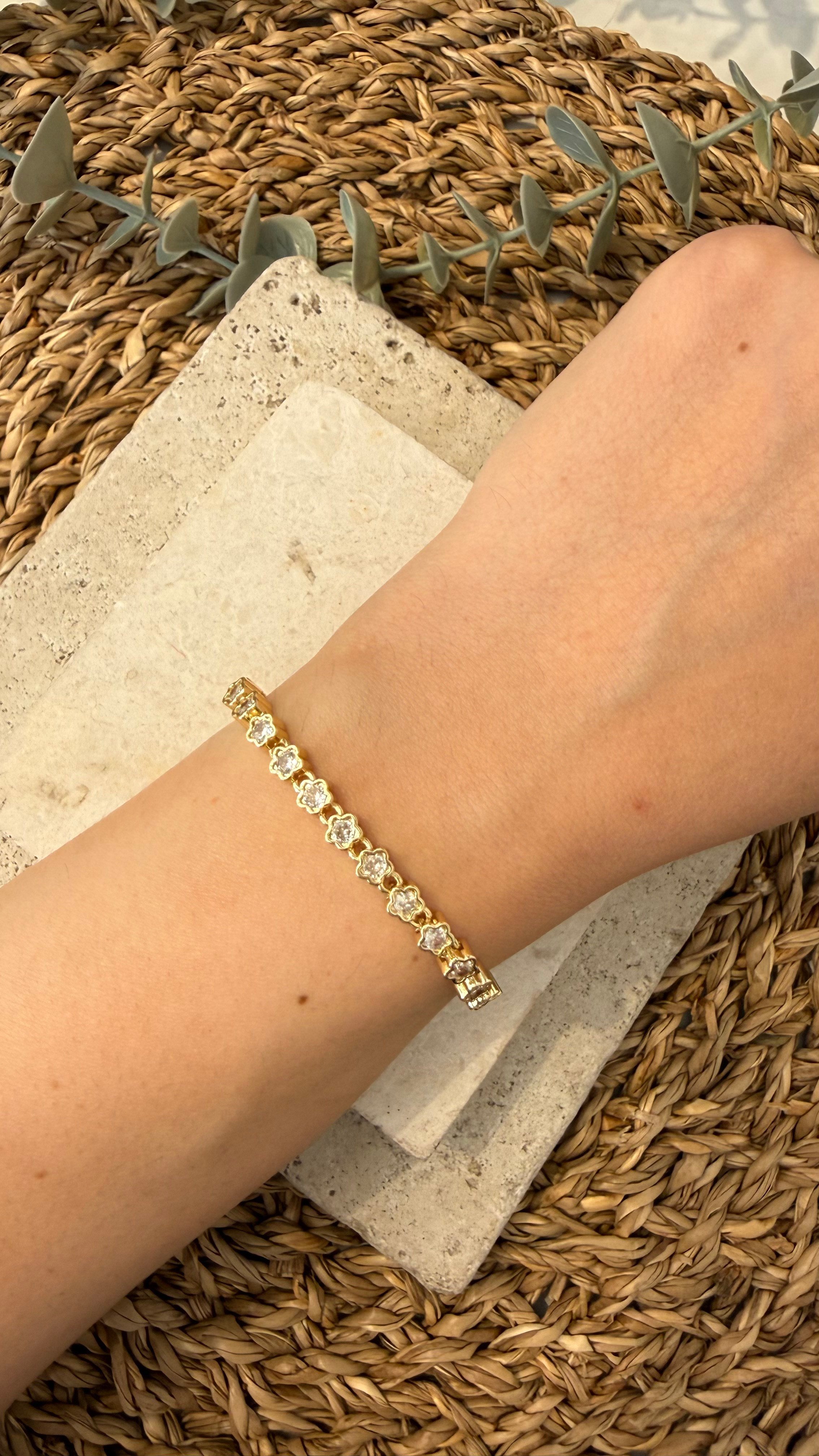 Cm Jewel İthal Gold Renk Bileklik