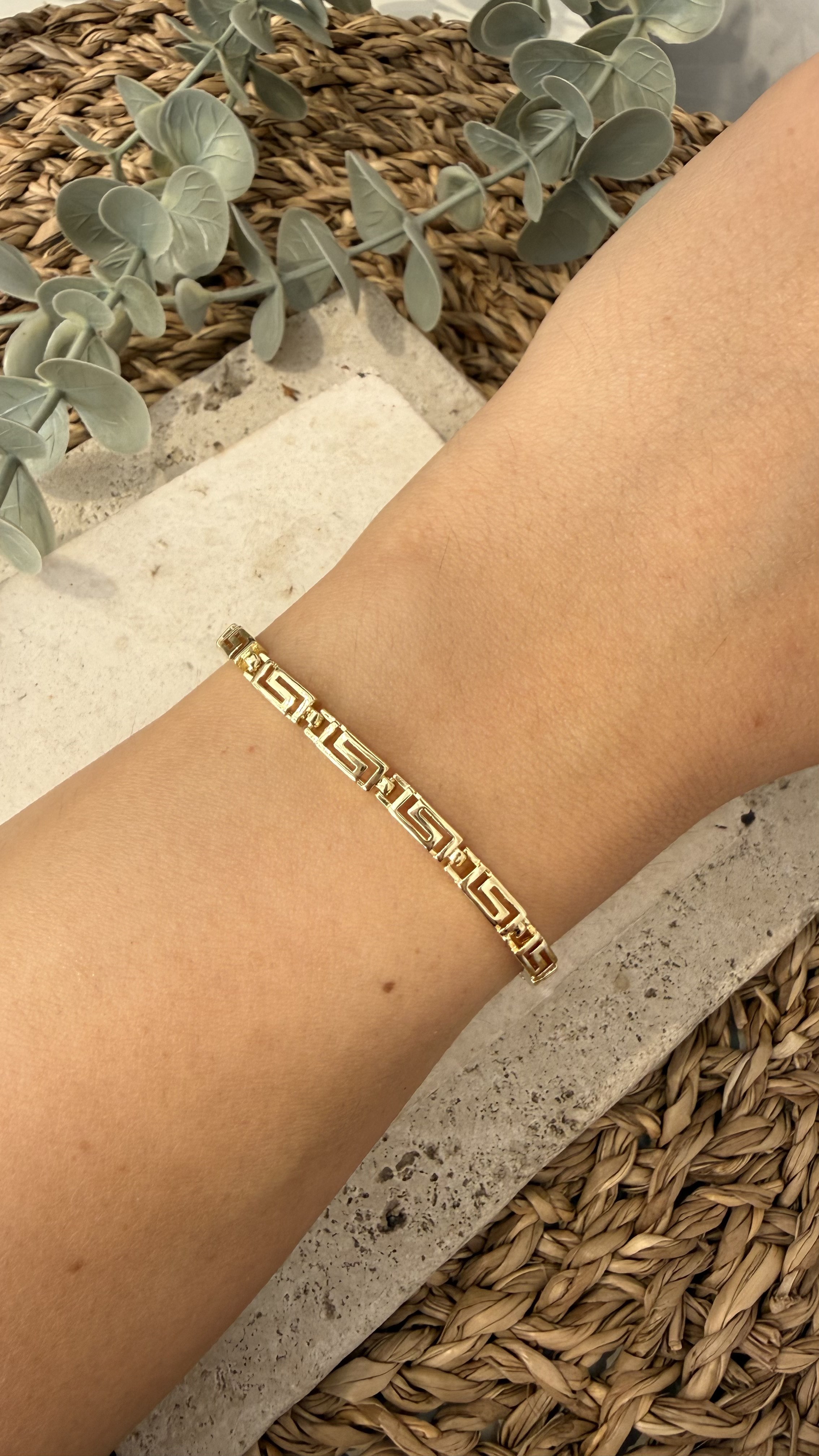 Cm Jewel İthal Gold Renk Bileklik