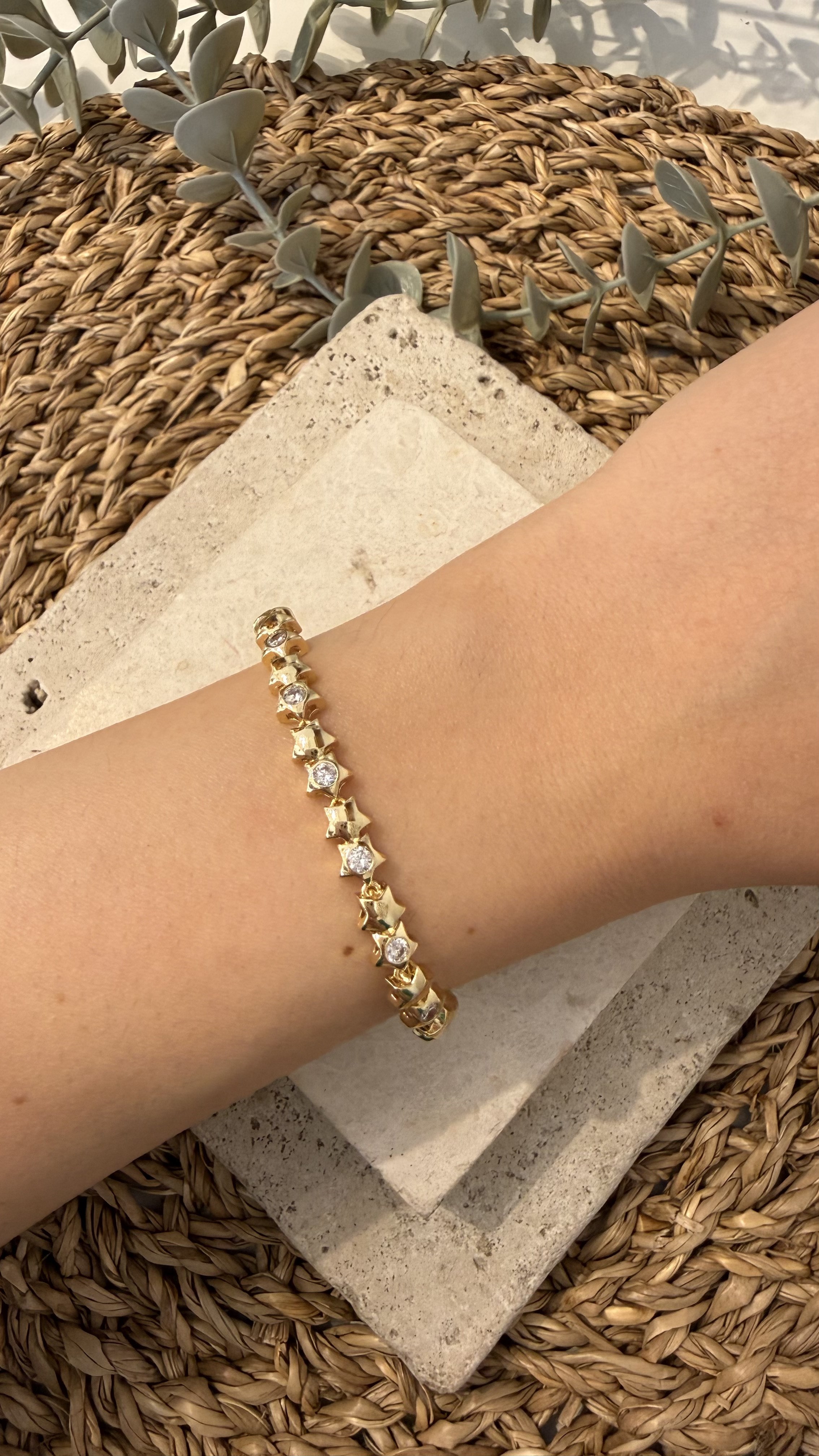 Cm Jewel İthal Gold Renk Bileklik