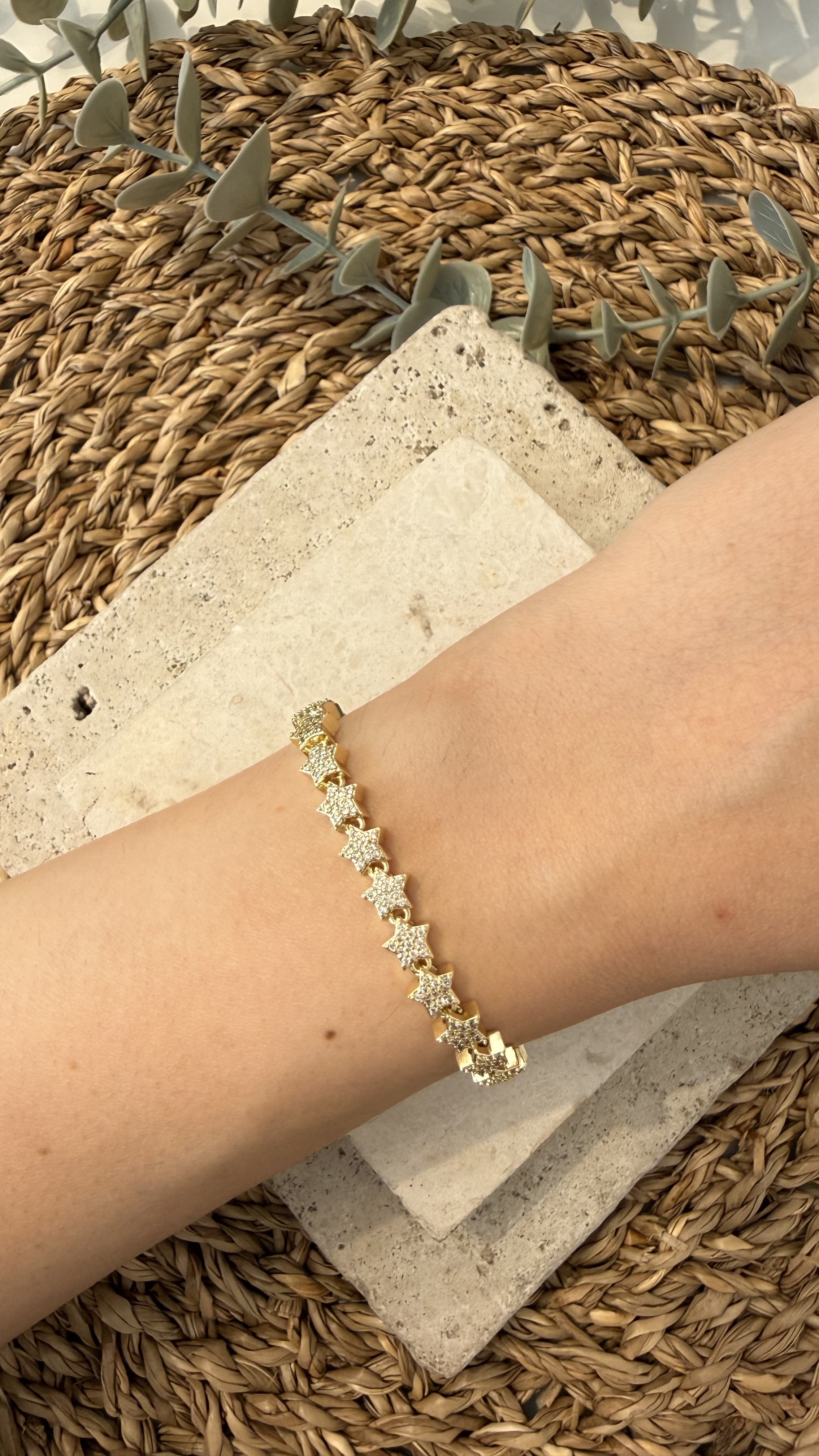 Cm Jewel İthal Gold Renk Bileklik
